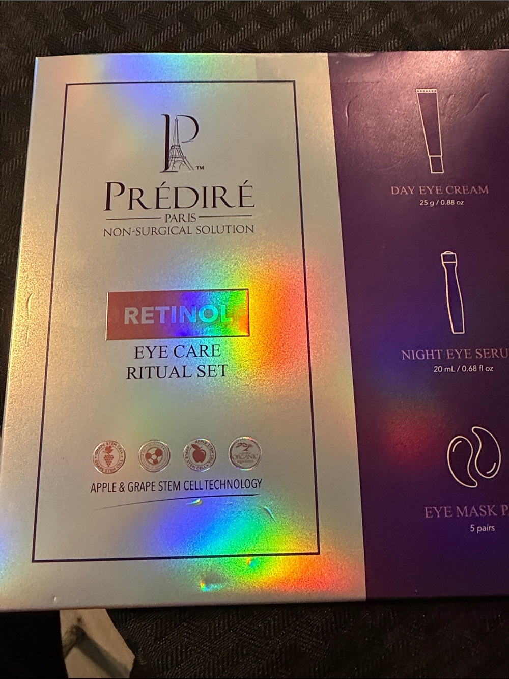 Predire Retinol Eye Care Ritual Set -sealed set of 7
